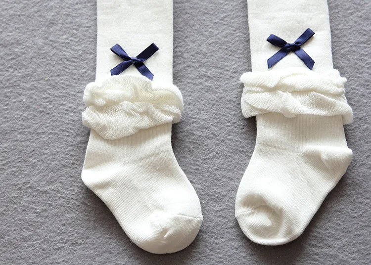 Infant Baby Girls Stockings Kids Toddlers White warm Tights 0-3yrs Bottom | Детская одежда и обувь