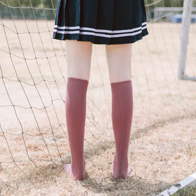 Harajuku Kawaii Лидер продаж воздухопроницаемые чулки женские гольфы женские модные женские эластичные чулки Студенческие - Цвет: red