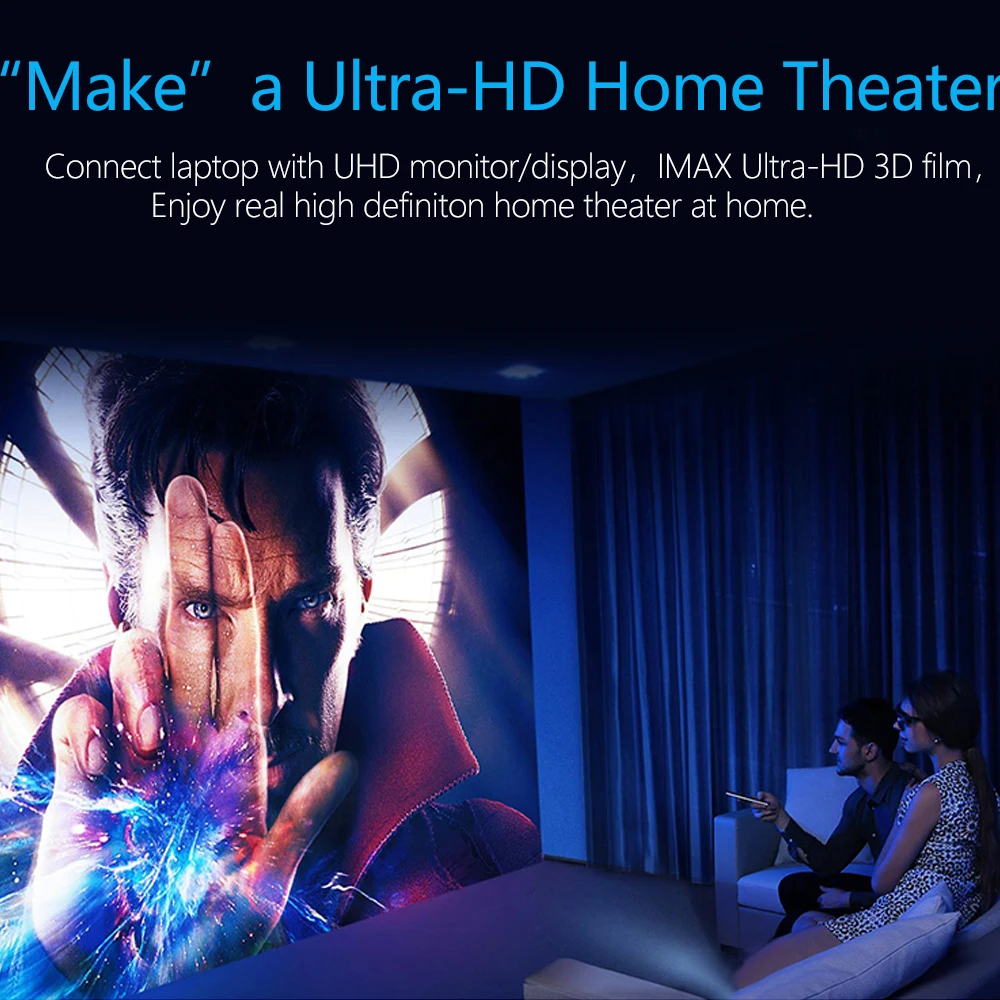 Дисплей порт кабель DP к 1 2 v Золотой 4K для ПК ноутбука HDTV проектор адаптер портов