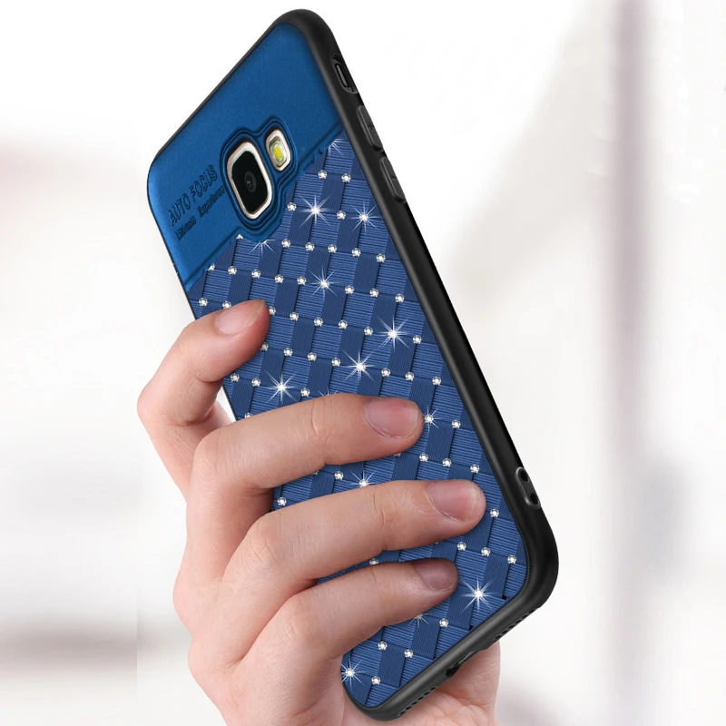 YonLinTan glitter diamond 3D coque cover case For Samsung galaxy J5 prime j7 j7prime on luxury back Phone cases |