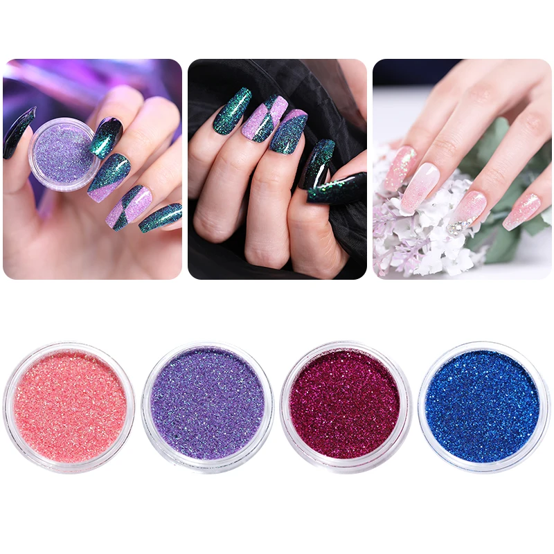 1 г/кор. градиентный тонкий пигмент для ногтей розовый фиолетовый синий сделай