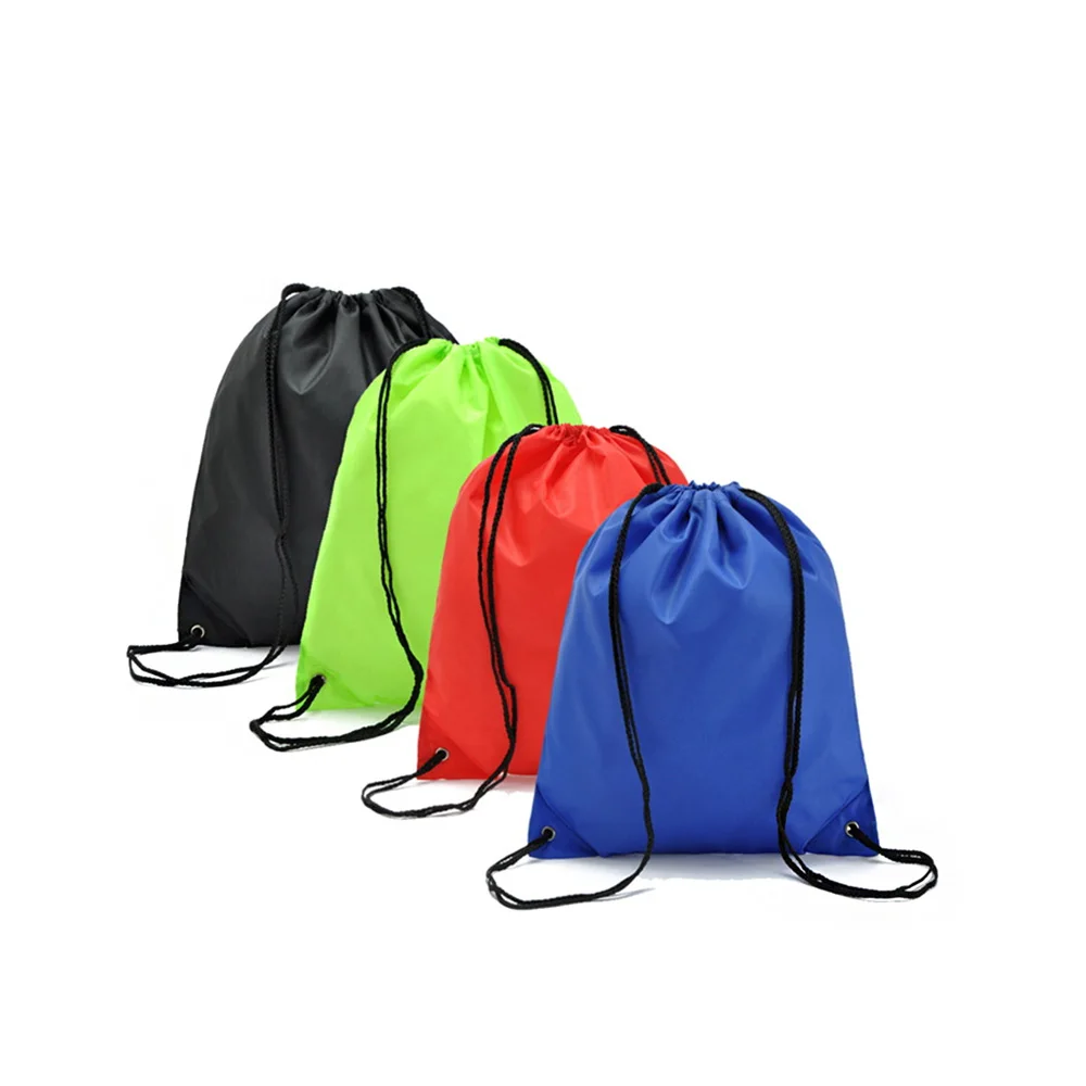 Водонепроницаемые нейлоновые мешки для хранения рюкзак на шнурке мужчин и