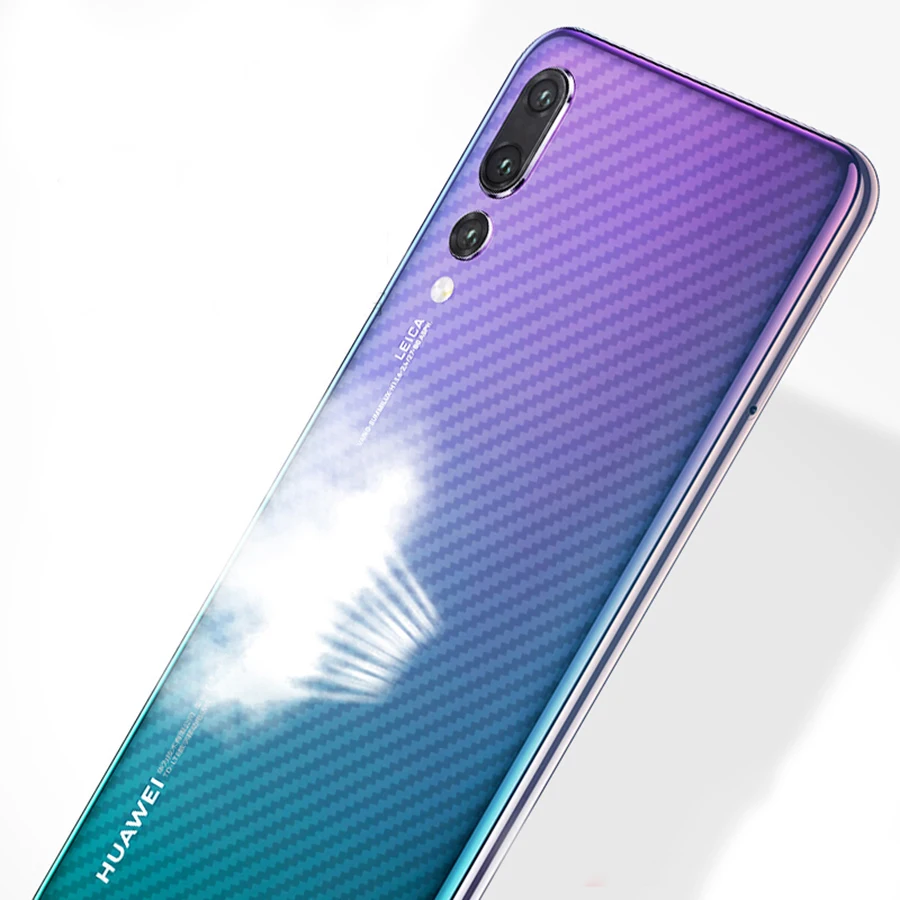 5 шт./лот пленка для Huawei Mate 20 Pro углеродное волокно мягкая задняя наклейка с