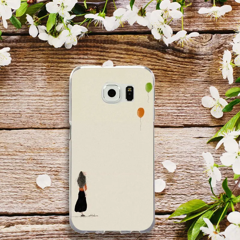 Модный женский красивый тонкий мягкий ТПУ чехол для телефона Samsung Galaxy Note 3 4 5 8 S3 S4 S5