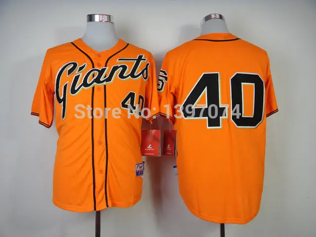 Brandon Crawford Madison Bumgarner Jersey Cream Orange Grey SF San Francisco Giants |