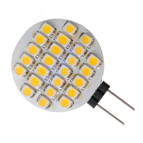 

TOYL 10X G4 SMD 24 LED Cabinet Marine Camper Car Bulb Lamp 12V Warm White