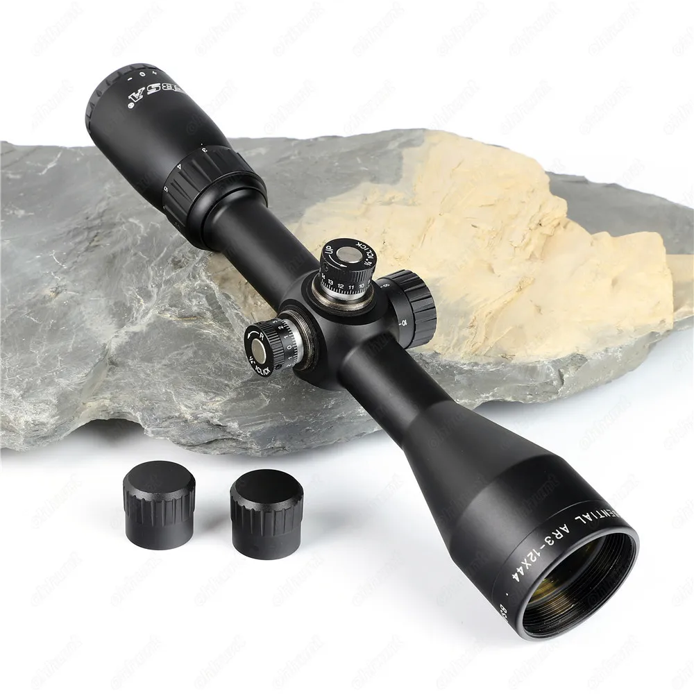 Hunting Optics Sights BSA Essential AR 3-12X44 SP Riflescope Mil Dot Reticle Side Parallax Tactical Shooting Rifle Scope | Спорт и