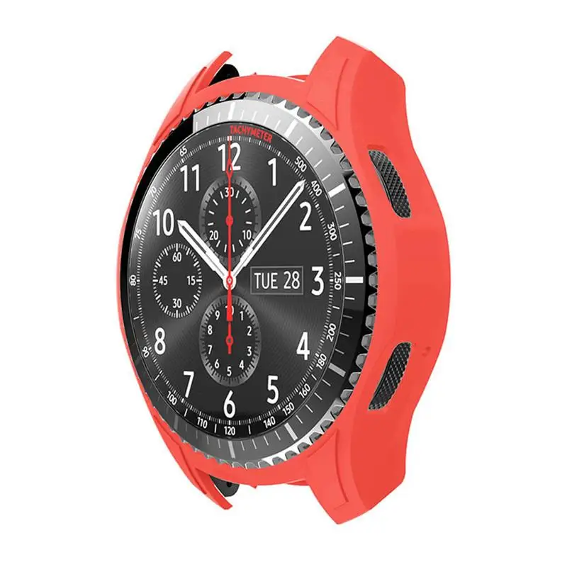 Стильный защитный чехол для Samsung Galaxy Watch 46 мм/Gear S3 Frontier силиконовый противоударные