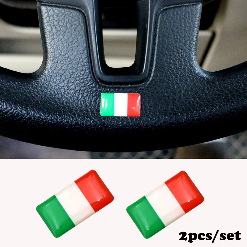 2 шт./компл. рулевого колеса 3D Смола стайлинга автомобилей подходит для Toyota avensis