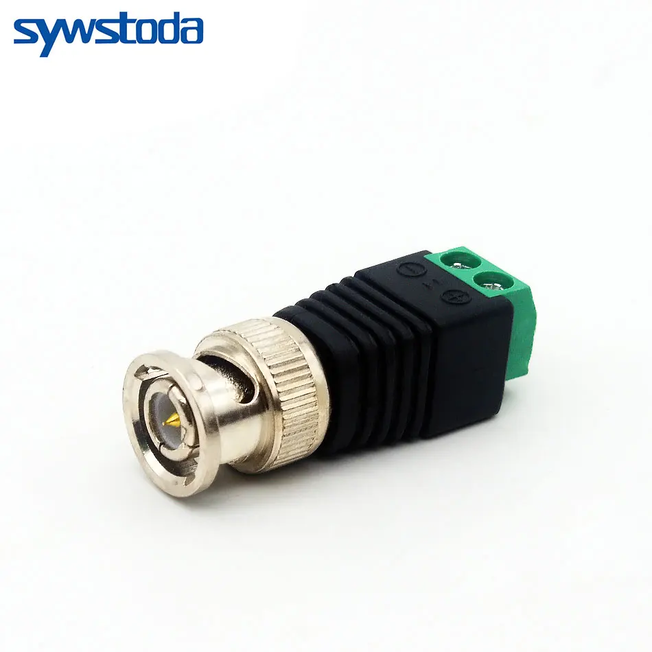 Разъем BNC Video Balun переходник Mini Coax CAT5 для камеры видеонаблюдения аксессуары систем