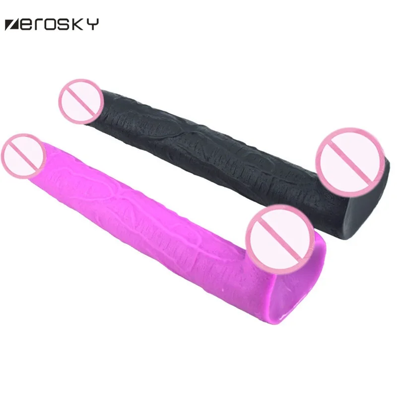 Большой фаллоимитатор 15 5 дюймов двойной длинный пенис интимные игрушки для