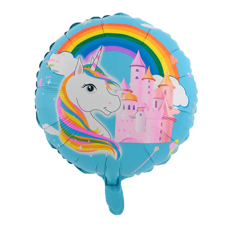 1Pcs 18inch Rainbow Unicorn Horse Foil Balloons Birthday Party Baby Shower Supplies Kid Gifts Animal party Toys Globos | Дом и сад