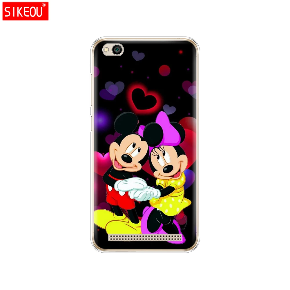 case for xiaomi redmi 5a cover silicon fundas capa cat flower cartoon |