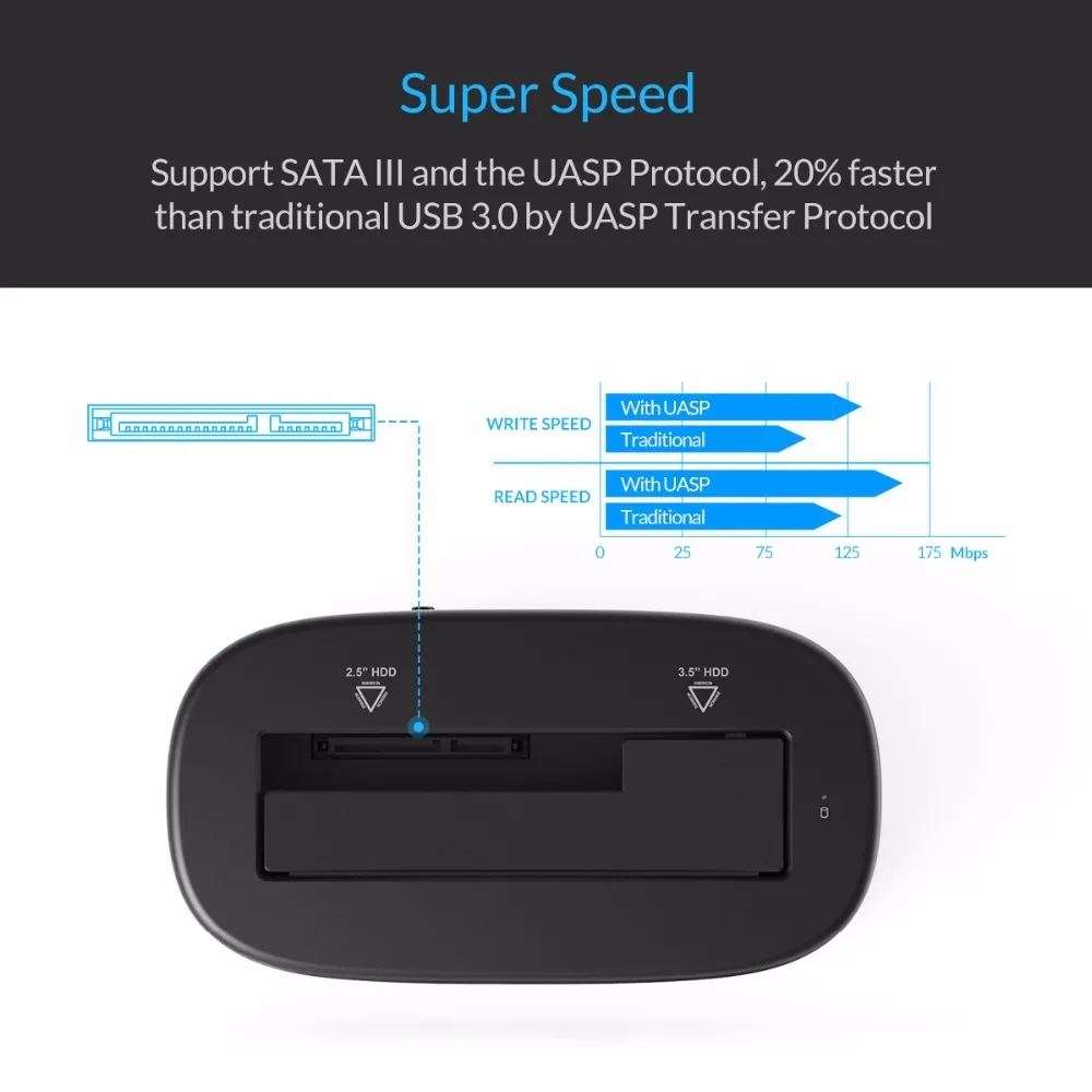 Док станция ORICO 6218US3 для жесткого диска 5 Гбит/с USB 3 0|drive docking|hard drive dockinghdd docking |