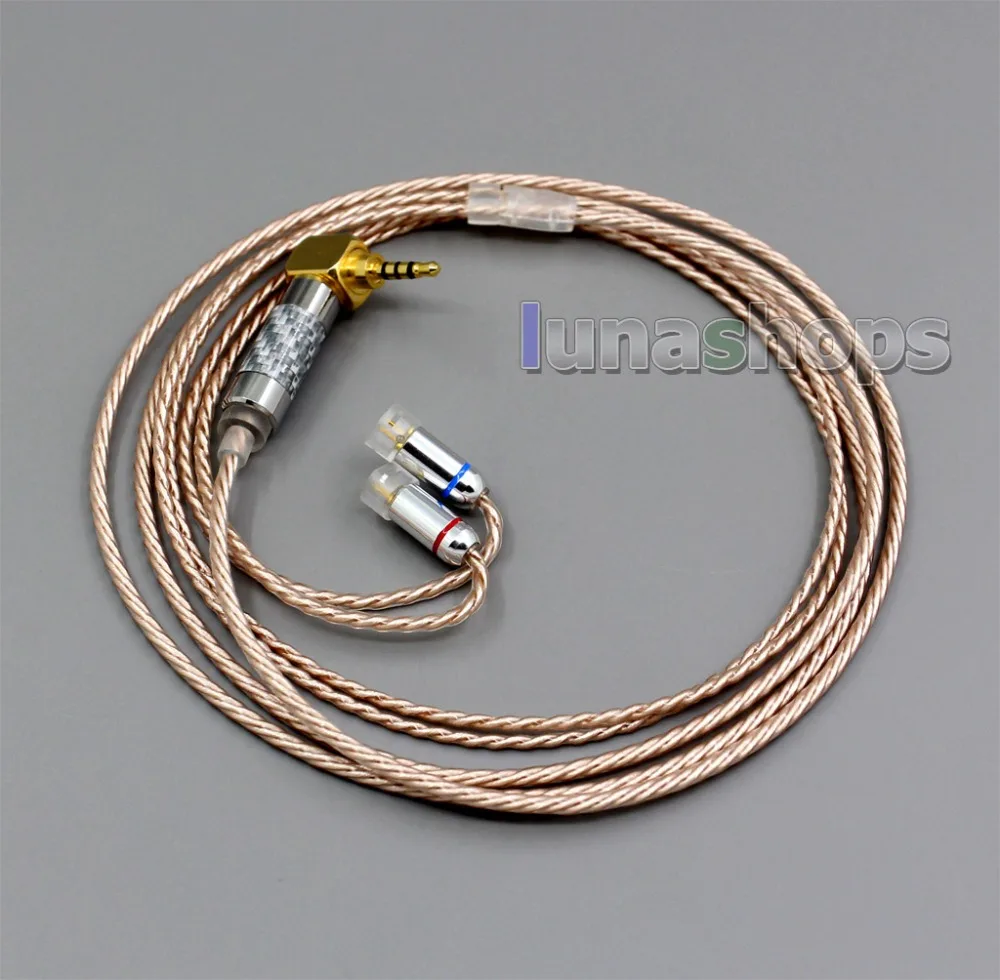 LN006373 Hi Res посеребренный XLR 3 5 мм 2 4 кабель для наушников Sennheiser IE8 IE8i IE80 IE80s