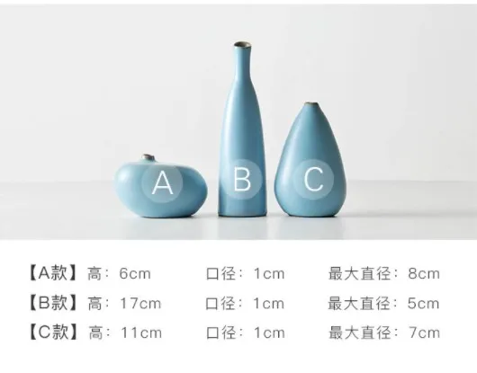 

Creative small vase Ornaments Zen personality Dried Flower Arrangement Flower Japanese ceramics Home Decorations