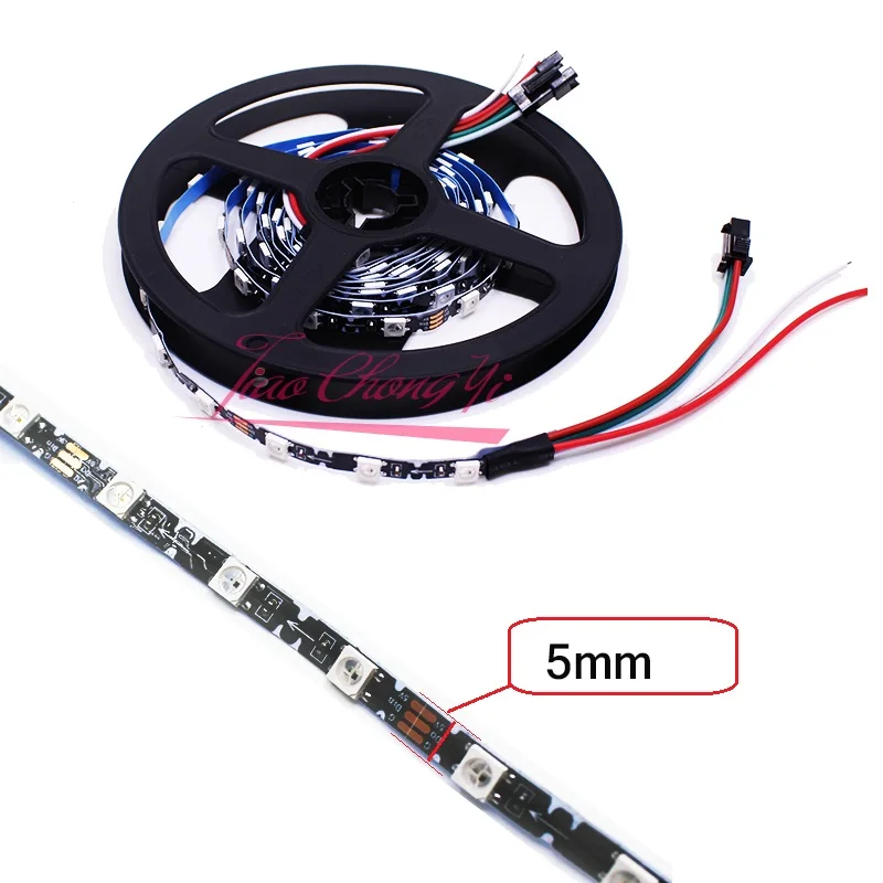 5mm PCB S shape type Addressable WS2812B 60LED/M RGB Full Color LED bendable strip light 2M non waterproof | Лампы и освещение