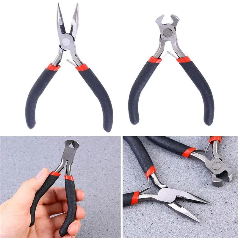 

Pliers Cuticle Nail Hand Nipper Precision Tools Nose Wire Metal Plier Cutters Household Bent Professional Home Too Needle Diy