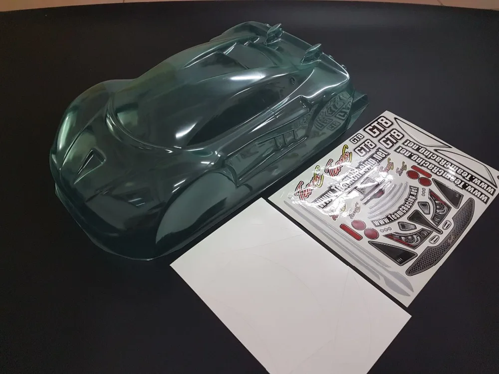 1/8 GT8 S прозрачный корпус для Xray HB Mugen Serpert 325 мм|Детали и аксессуары| |
