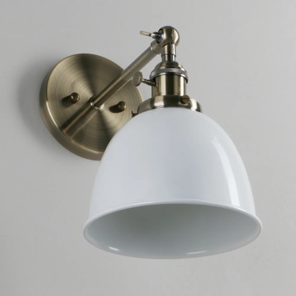 Permo винтажный wandlamp 6,5 ''настенные лампы, черное современное настенное бра, промышленный лестничный настенный светильник, новогодний, Рождественский Декор