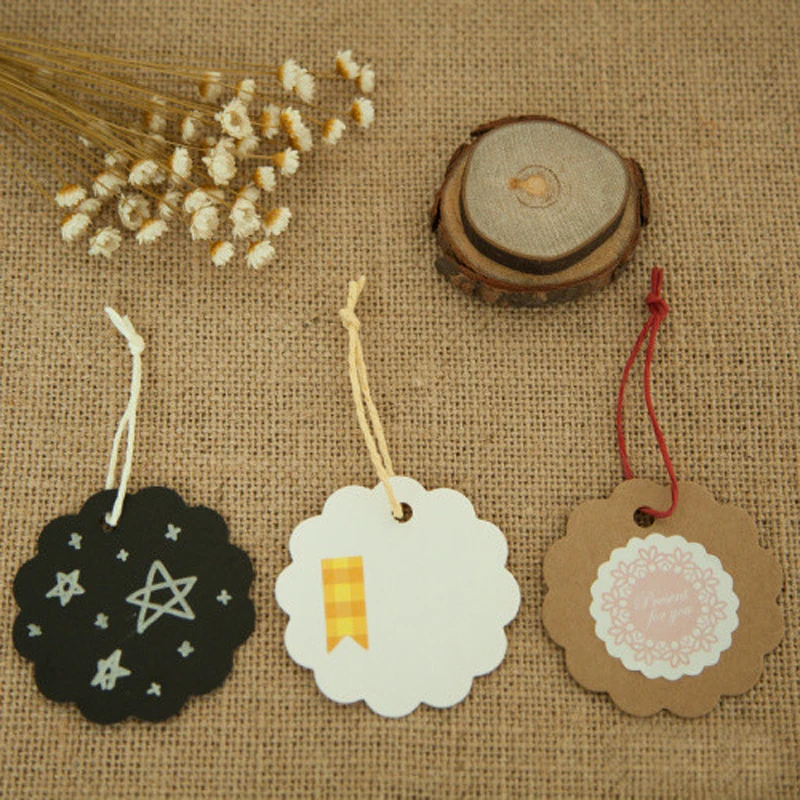 100 шт./пакет круглые лаконичные коричневые сделай сам бумага для скрапбукинга