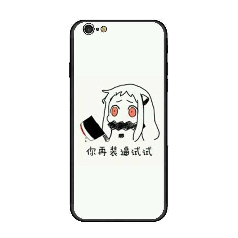 Ультра тонкий чехол выражение узор для iPhone 6 6s Жесткий PC + TPU телефон случаях принт