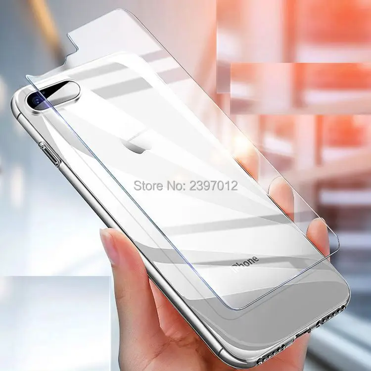 wholesale 200pcs/lot Back Tempered Glass For Apple iPhone 6 7 8 Plus X XS xr xs max Scratch Proof Screen Protector Film | Мобильные