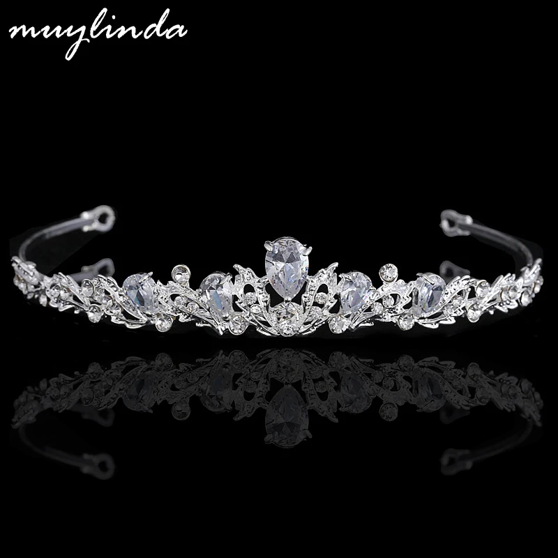 muylinda Classic Bridal Crystal Tiara And Crown Flower Vine Hair Accessories For Women Wedding Headband Tiaras