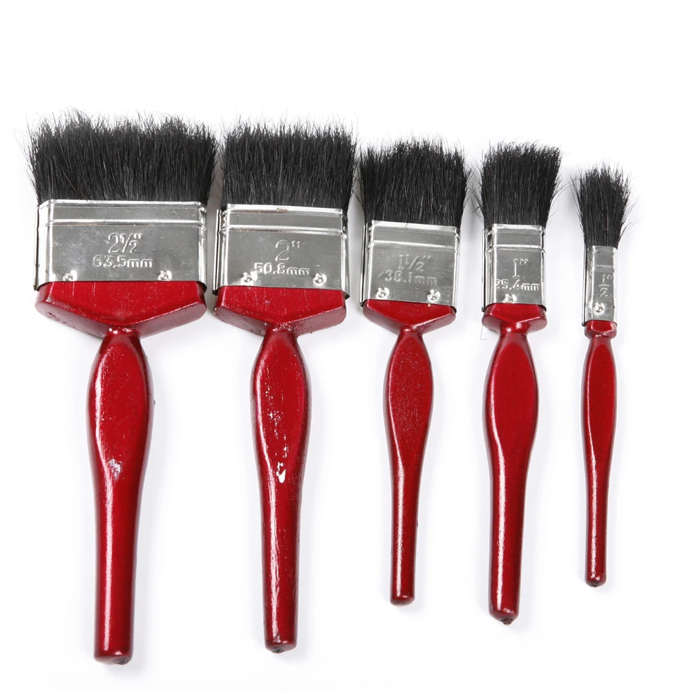 

5 Set PAINTING PAINTBRUSH PAINT BRUSH BRUSHES SET 1/2" 1" 1 1/2" 2"