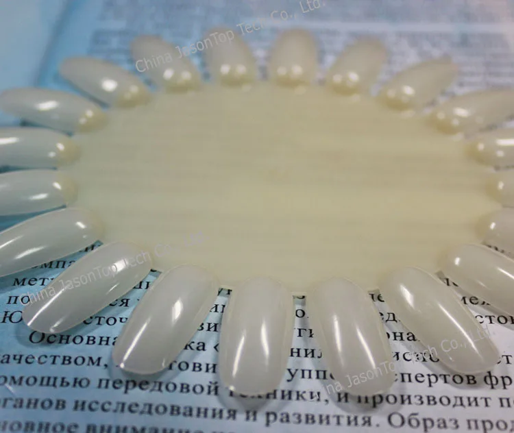 20 типов овального лака для ногтей витрина колесо накладные Типсы тренировочный