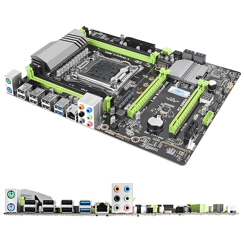 Deluxe настольная материнская плата X79 Lga 2011 Cpu компьютер 4 канальный игровой