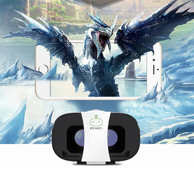 Оригинальный fiitvr 2 S 3D VR очки машина Виртуальная реальность носимых vr шлем