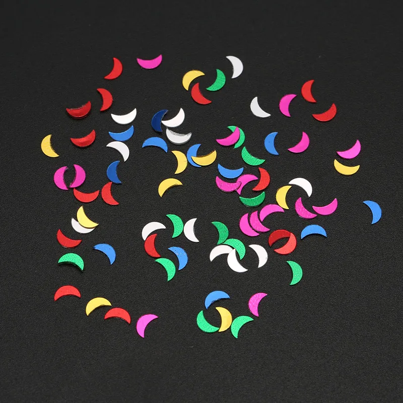 Разноцветные блестящие конфетти в форме сердца 4 мм романтическое украшение для