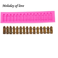 garden wooden fence lace chocolate diy fondant baking cake decorating tools silicone mold border embosser mold t0063