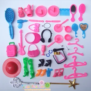 Аксессуары для кукол Барби, обувь с чепчиком, 45 предметов