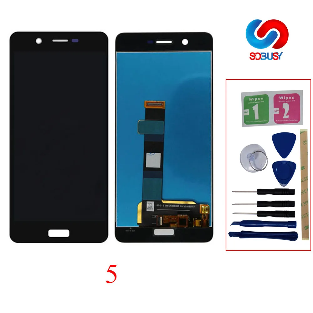 Для Nokia 5 TA 1024 1027 1044 1053 1008 1030 сенсорный ЖК дисплей дигитайзер экранов запасные