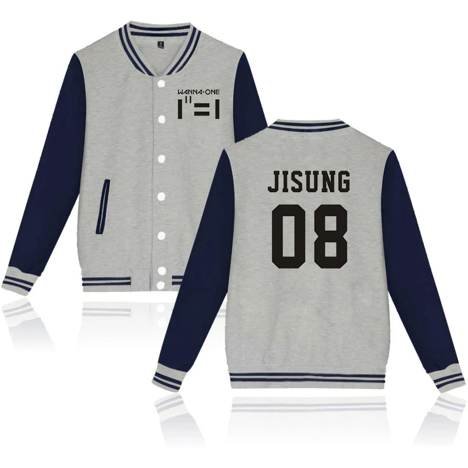 Модная куртка с надписью Want One Мужская одежда имя члена JIHOON JINYOUN JISUNG LAI KUAN LIN пальто
