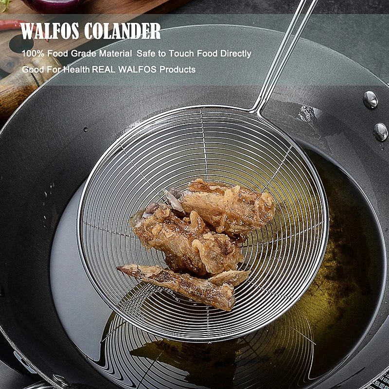 WALFOS сито из нержавеющей стали для кухни приготовления пищи жирное масло фильтр скимминг смазки и пены Filetr