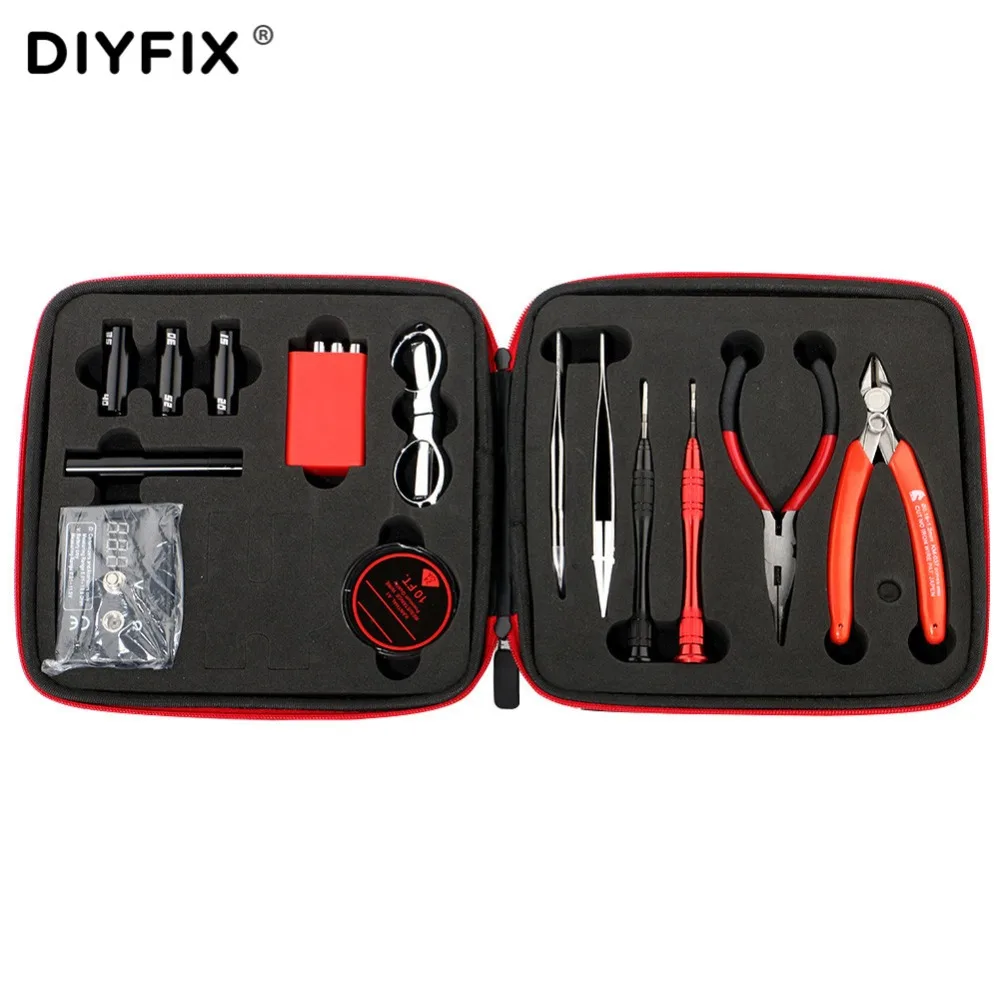 Набор инструментов DIYFIX для вейпа сделай сам керамические плоскогубцы сумок