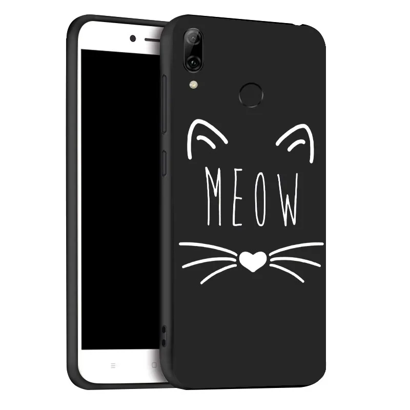 Honor 50 Case for Huawei P30 Pro Case P30 Lite Painted Black Cover Huawei Y7 Y6 Y9 Prime 2019 Honor 8X 9X 10X 10i 8A 50 Fundas