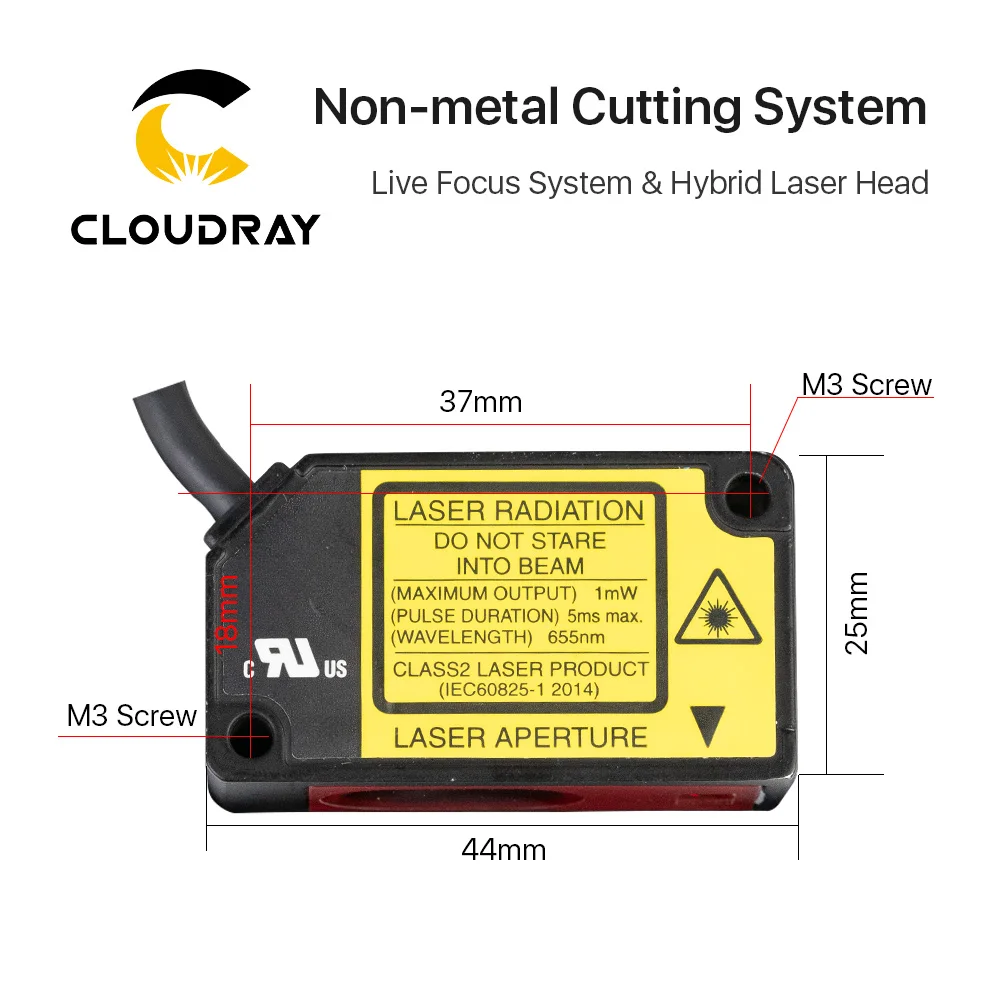 Cloudray Авто живой фокус Сенсор Системы LFS ANM T43 Hybird лазерной головки драйвер для