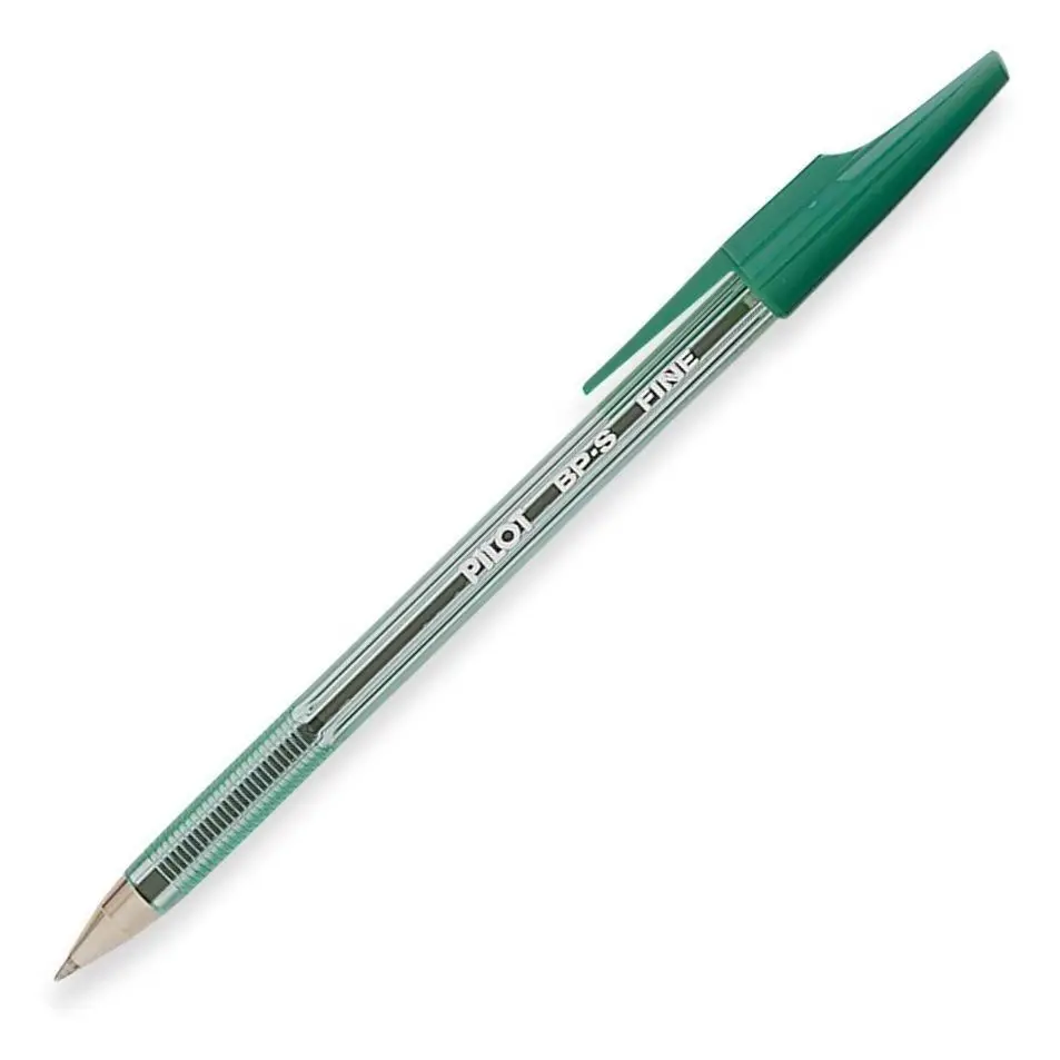 Green 1Pc Pilot BP-S-F 0,7 мм шариковая ручка черного/синего/Красного/зеленого/фиолетового/розового цвета - Цвет: Green 1Pc