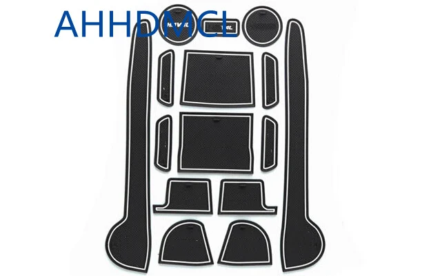 

Car Door Gate Slot Mats Cup Armrest Storage Pad Mat For Haval H6 Sport Version 2015 2016 2017 M6