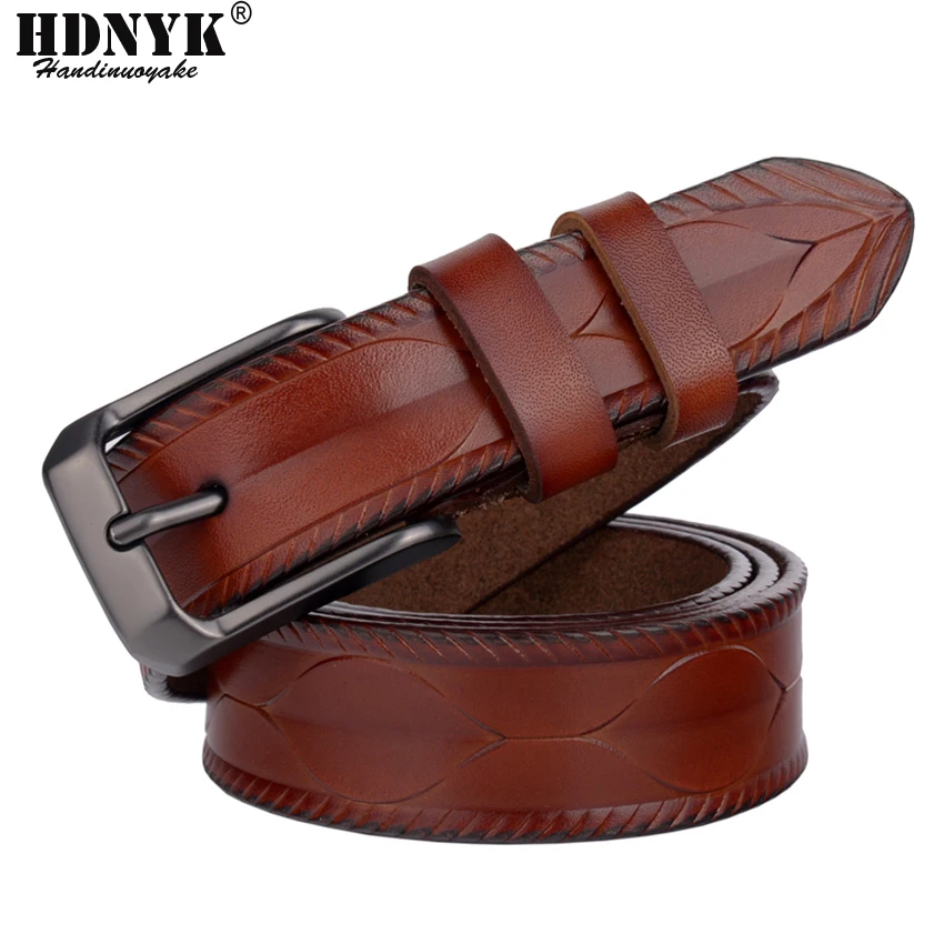 Женский ремень из натуральной воловьей кожи Роскошный дизайнерский на