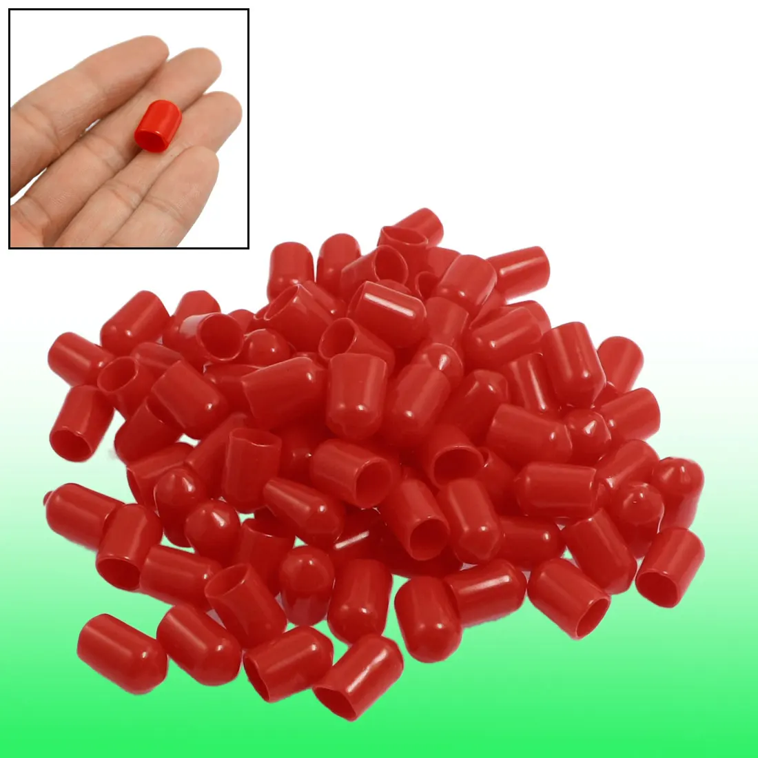 100 шт. изолирующие наконечники для цилиндров 14 мм высота 8 мм|end cap pvc|pvc redpvc end |