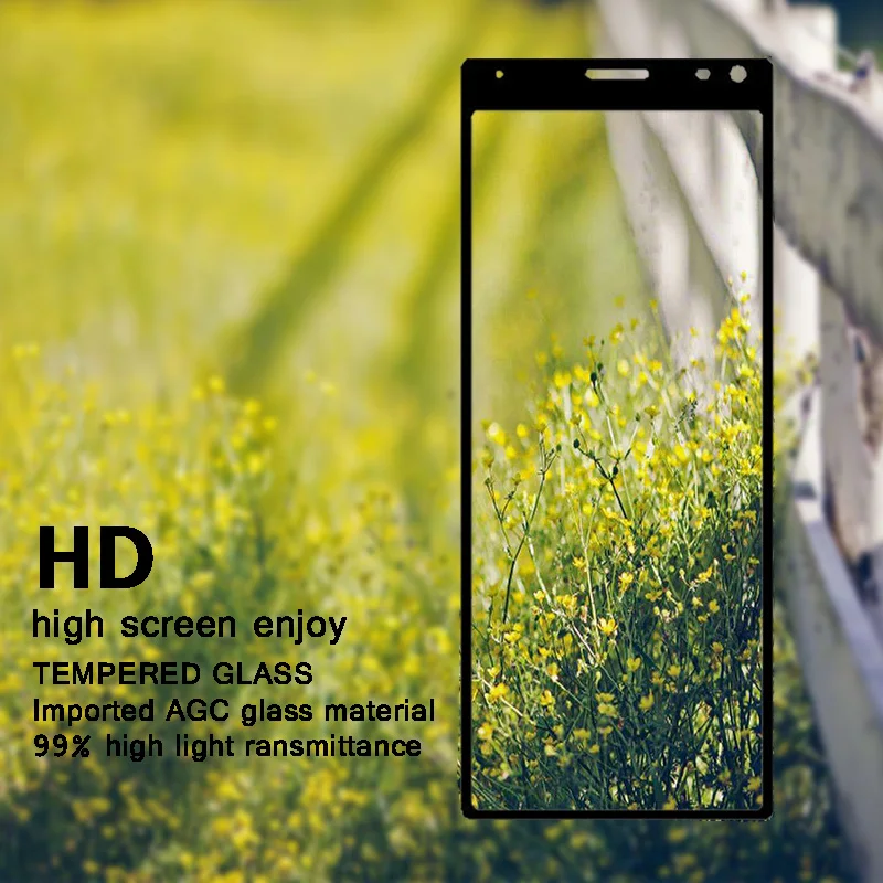 Защитное стекло Nicotd закаленное 2.5D для Sony Xperia 10 Plus X10|Защитные стёкла и плёнки