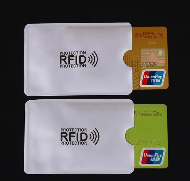 Анти Rfid Блокировка ID Чехол для банковских карт держатель карты защита