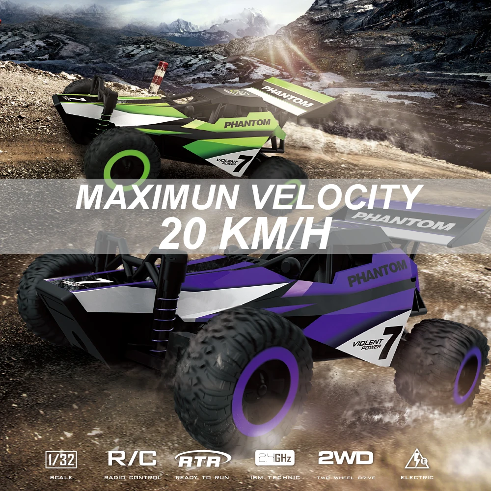 Радиоуправляемый мини-автомобиль 20 км/ч высокоскоростной пульт дистанционного