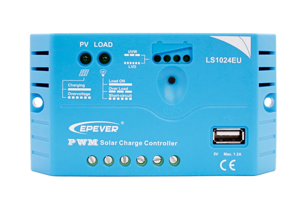 Регулятор солнечной панели 10 А для малой системы PWM LS1024EU | Обустройство дома
