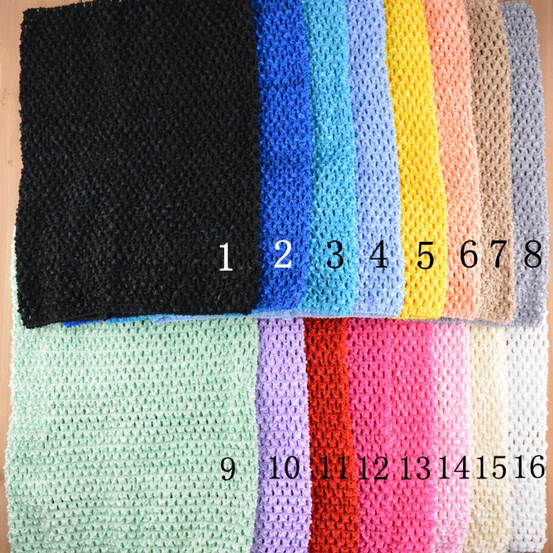 1 шт. растягивающийся топ труба 12 дюймов вязанная крючком 24x32 см повязка на пояс